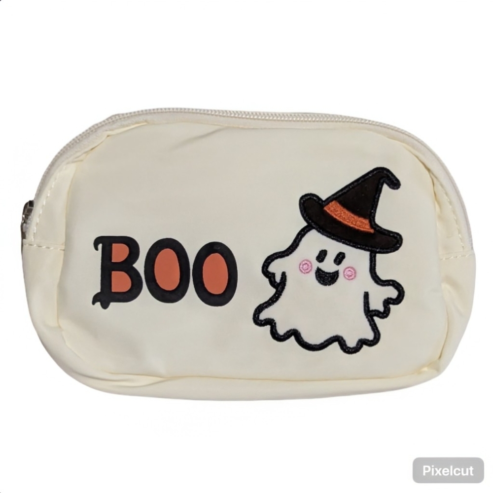 Cream Halloween Ghost Soft Sling Bag